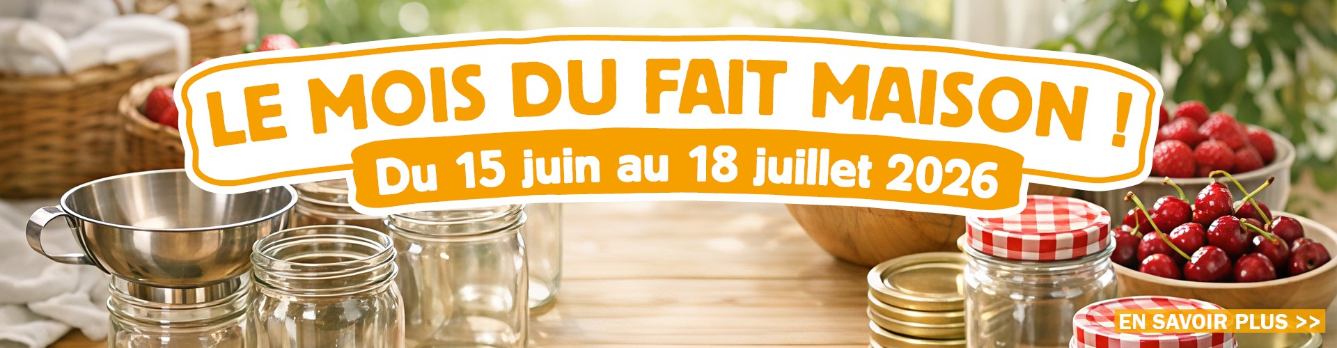 Du 15 juin au 18 juillet : le mois du fait maison